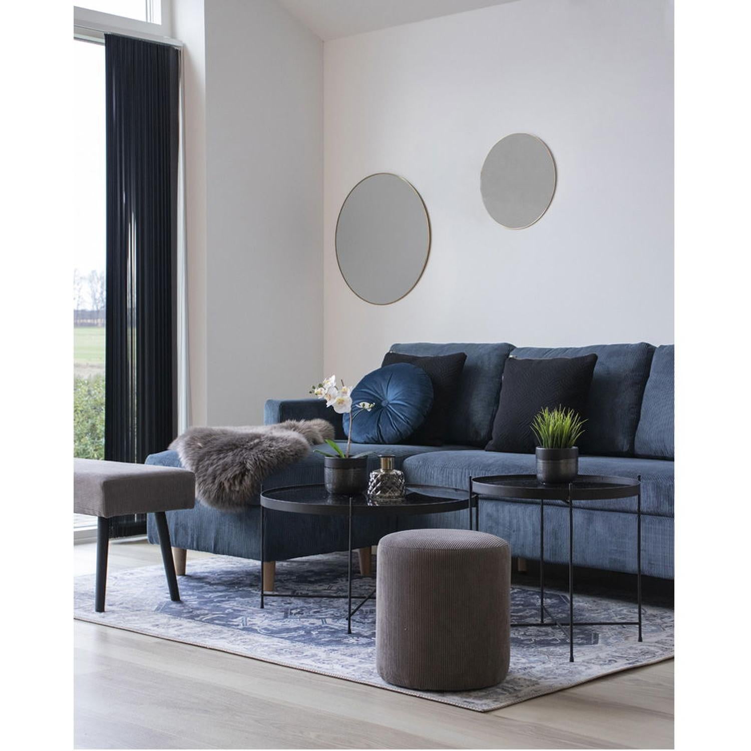 Wandspiegel Jersey Ø60m - Messing-Wandspiegel-House Nordic-le canapé