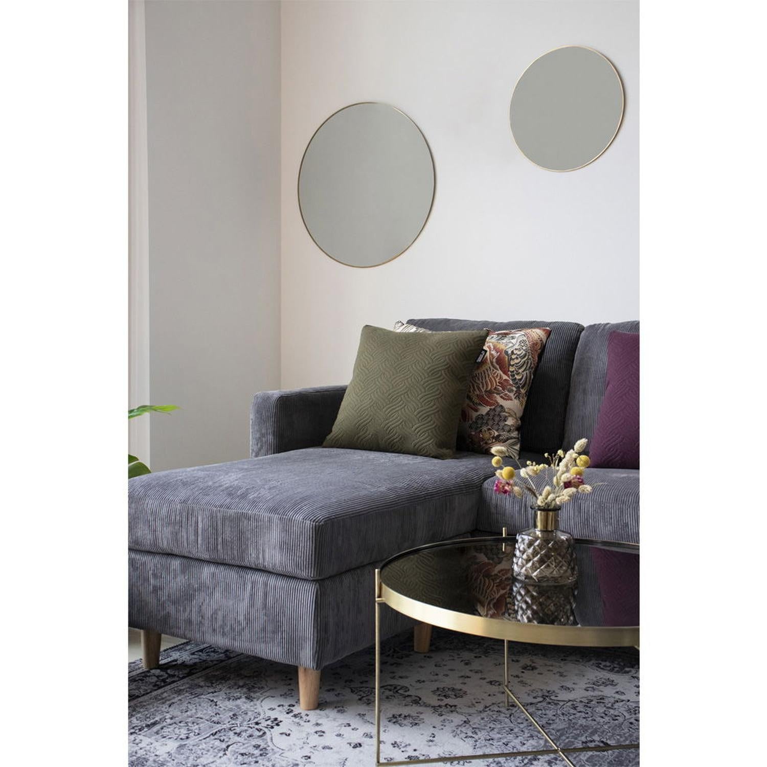 Wandspiegel Jersey Ø60m - Messing-Wandspiegel-House Nordic-le canapé