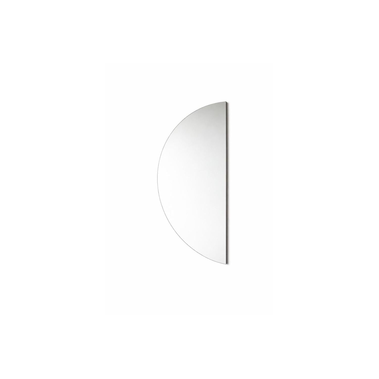 Wandspiegel Mona 180cm - Glas Weiß-Wandspiegel-Venture Home-le canapé