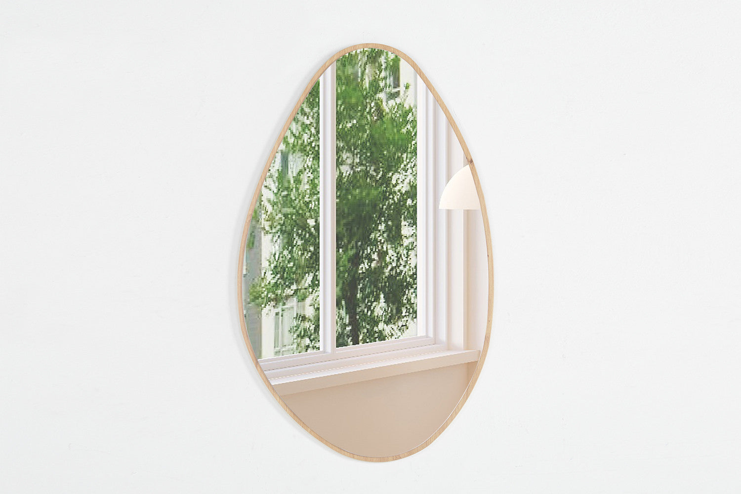 Wandspiegel Rana 80cm - Hellbraun-Wandspiegel-Rousseau-le canapé
