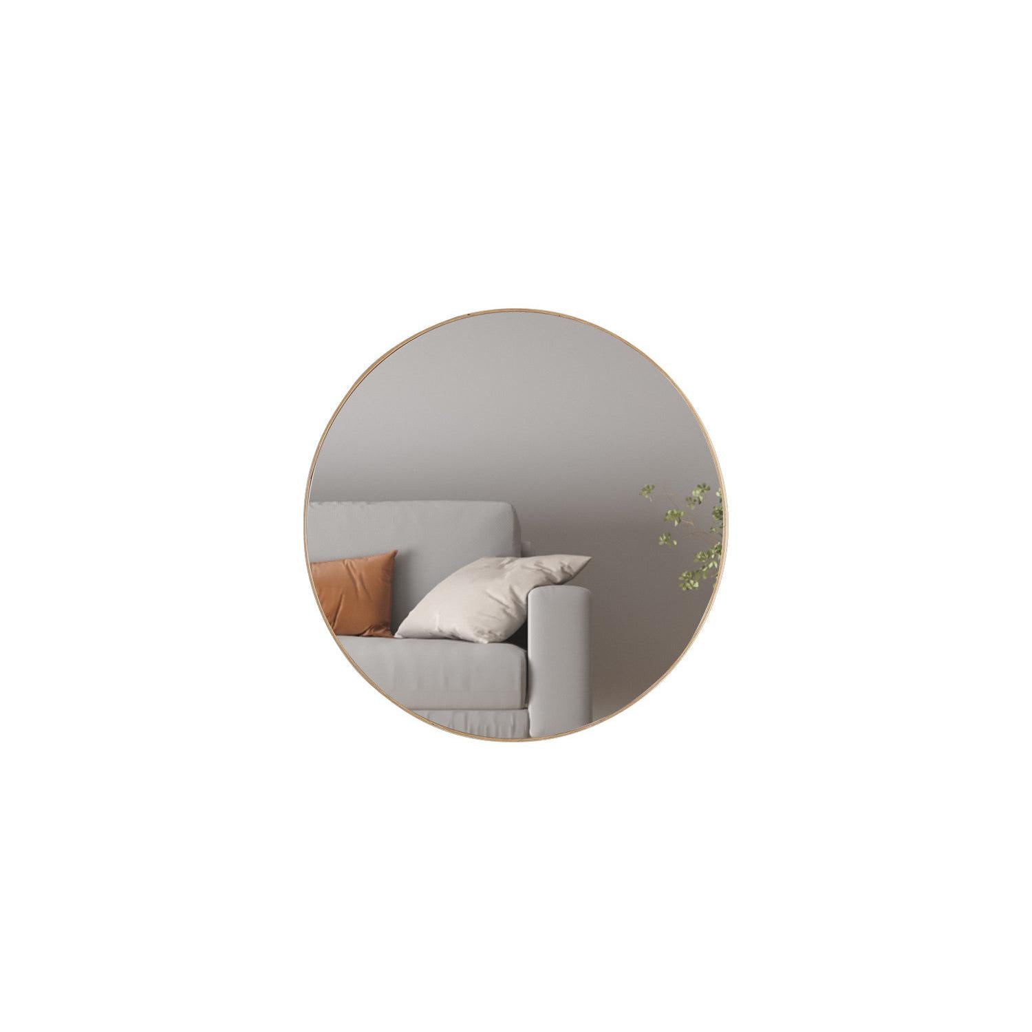 Wandspiegel Ria Ø80cm - Hellbraun-Wandspiegel-Rousseau-le canapé