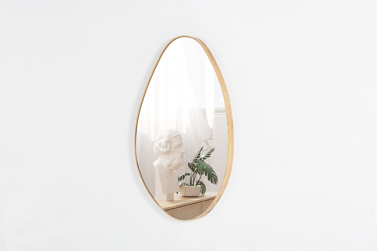 Wandspiegel Romi 80cm - Hellbraun-Wandspiegel-Rousseau-le canapé