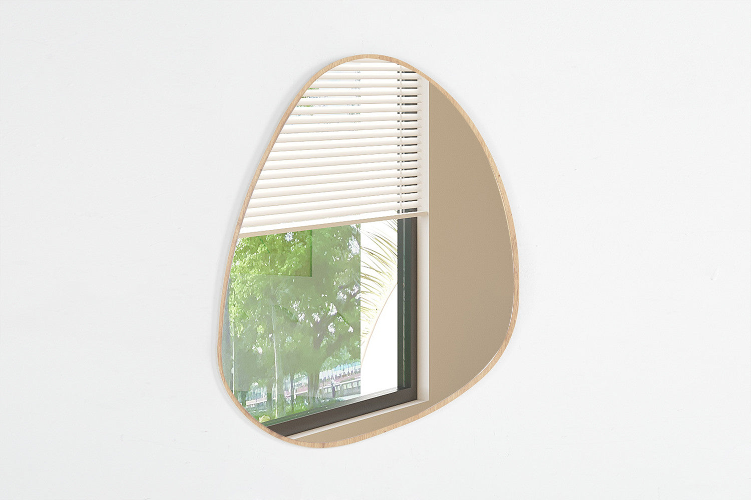 Wandspiegel Roza 80cm - Hellbraun-Wandspiegel-Rousseau-le canapé