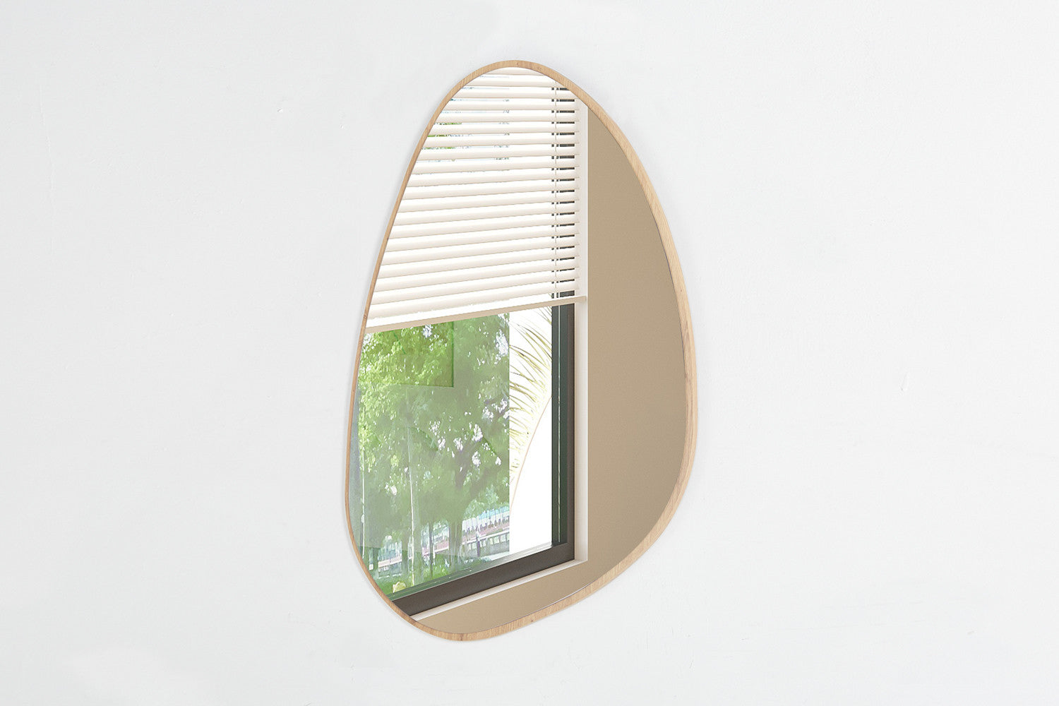 Wandspiegel Roza 80cm - Hellbraun-Wandspiegel-Rousseau-le canapé