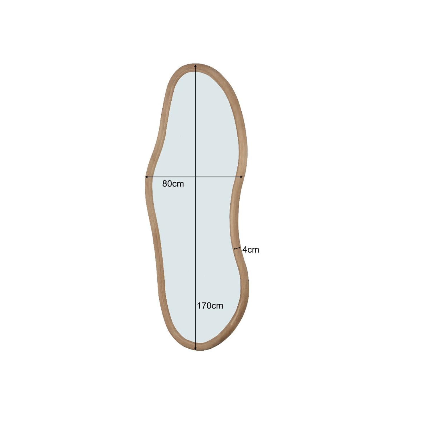 Wandspiegel Sophie XL 170cm - Hellbraun-Wandspiegel-Livingfurn-le canapé