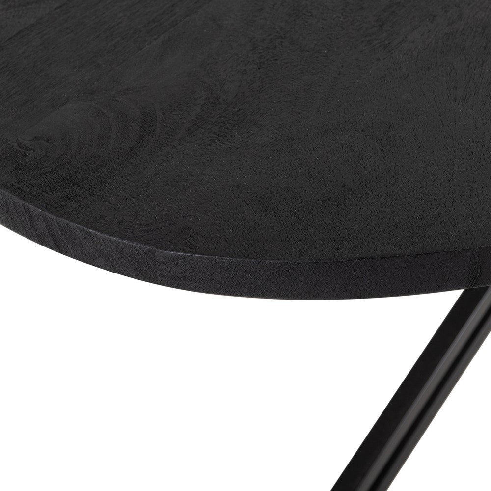 Esstisch Ellips Yana oval 220cm - Schwarz-Esstisch Oval-le canapé