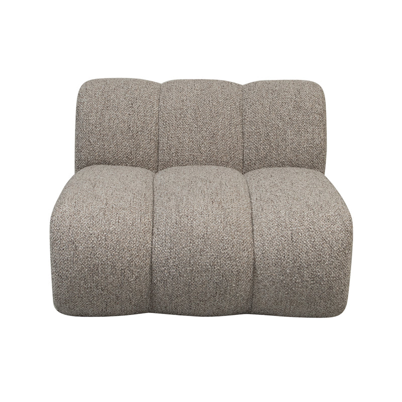New York Sofa Mit Mittelelement Sand Bouclé