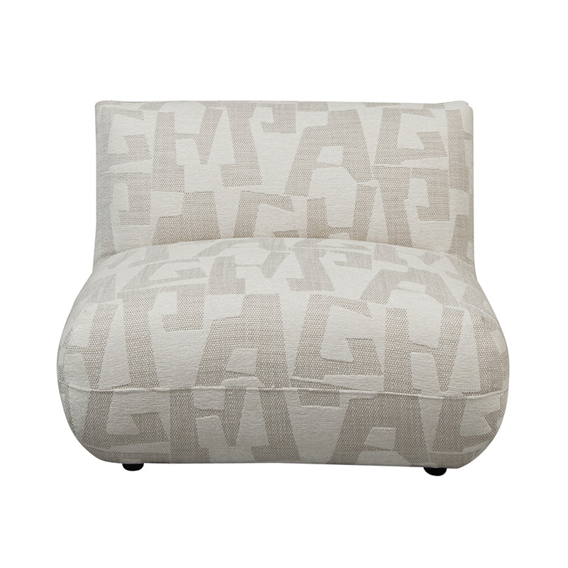 Amsterdam Sofa Mit Mittelelement Weiße Glyphe