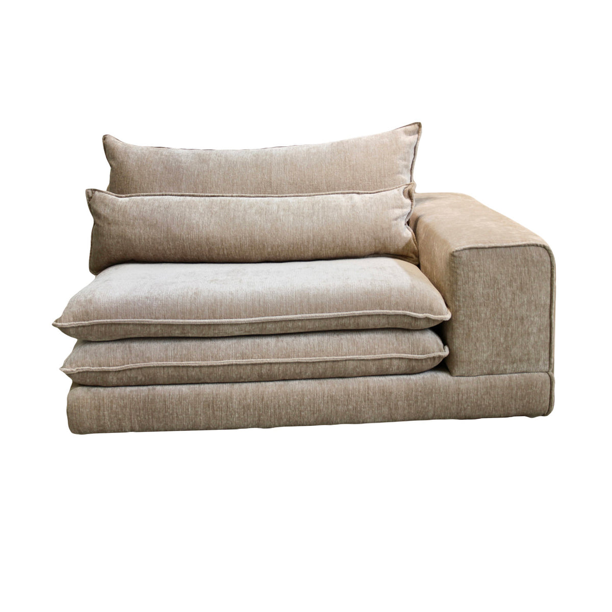 London Sofa mit Rechter Armlehne Tan