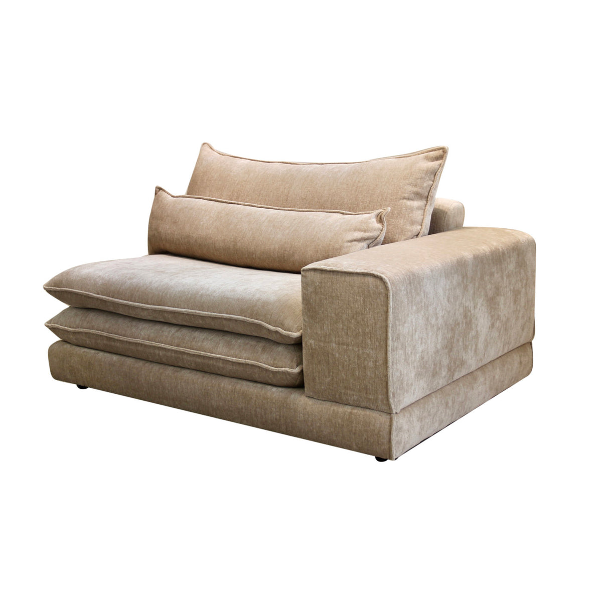 London Sofa mit Rechter Armlehne Tan
