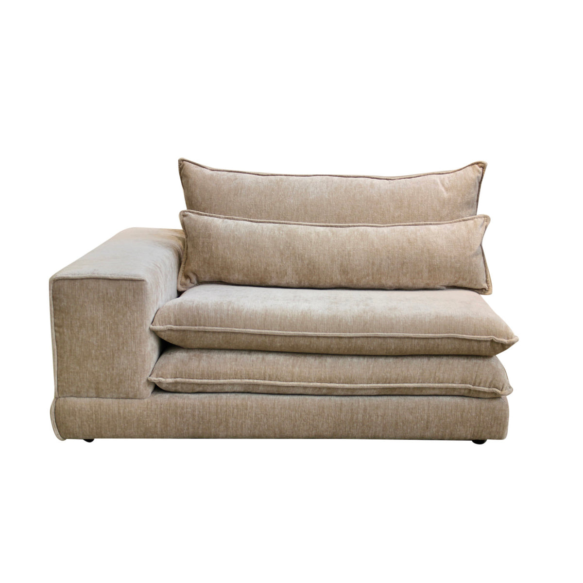 London Sofa mit Linker Armlehne Tan