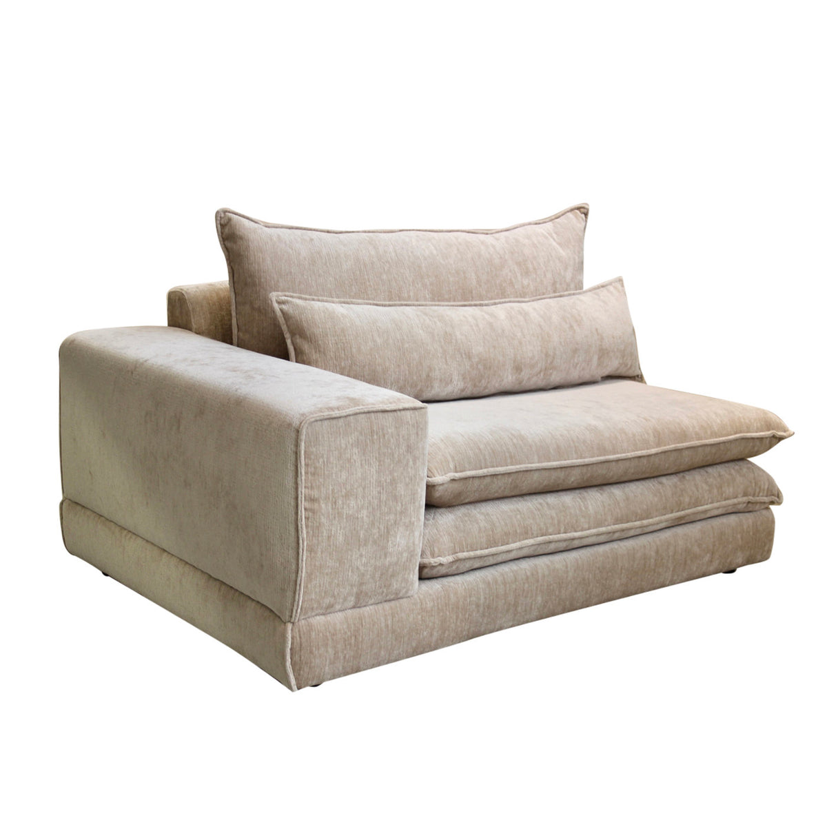 London Sofa mit Linker Armlehne Tan