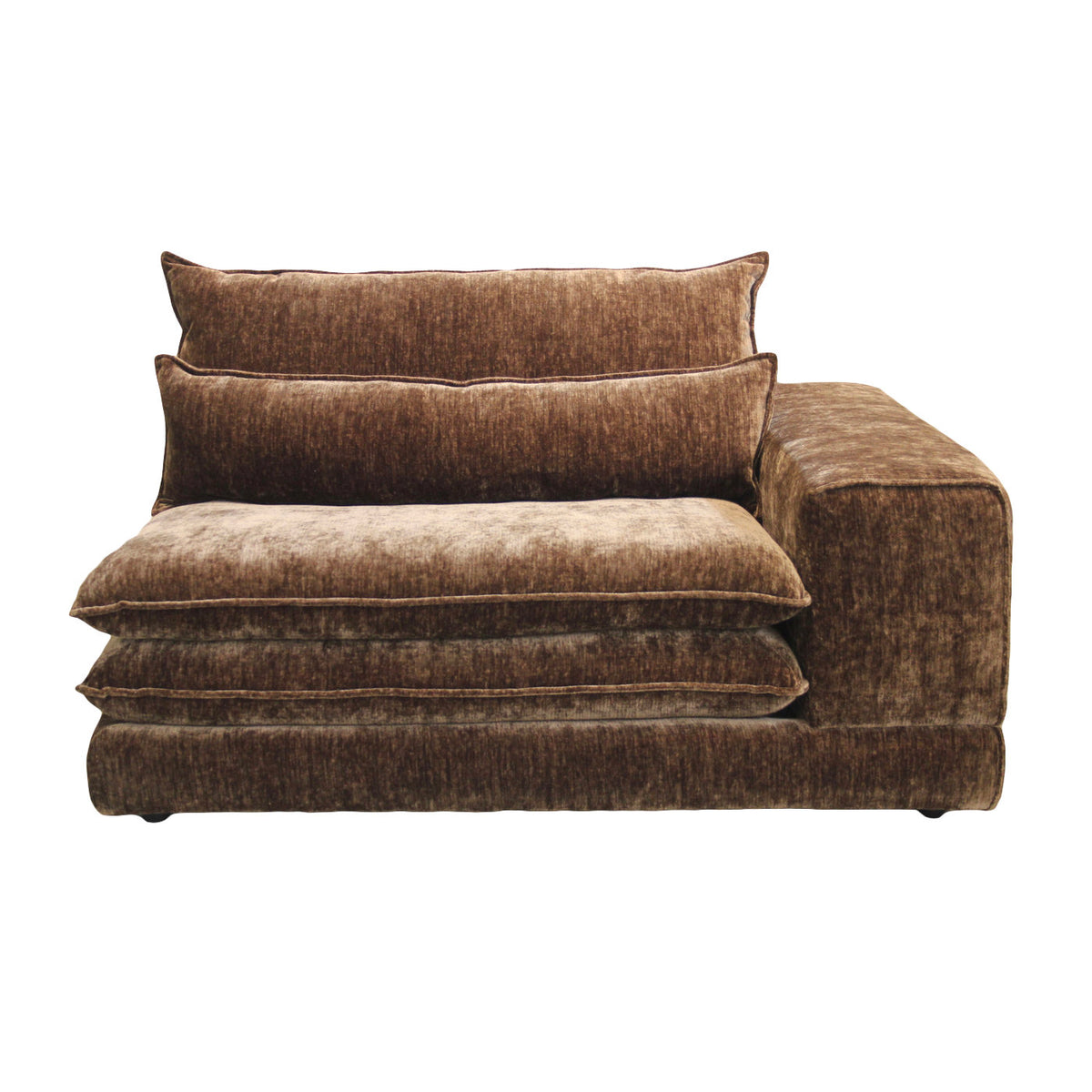 London Sofa mit Rechter Armlehne Umber