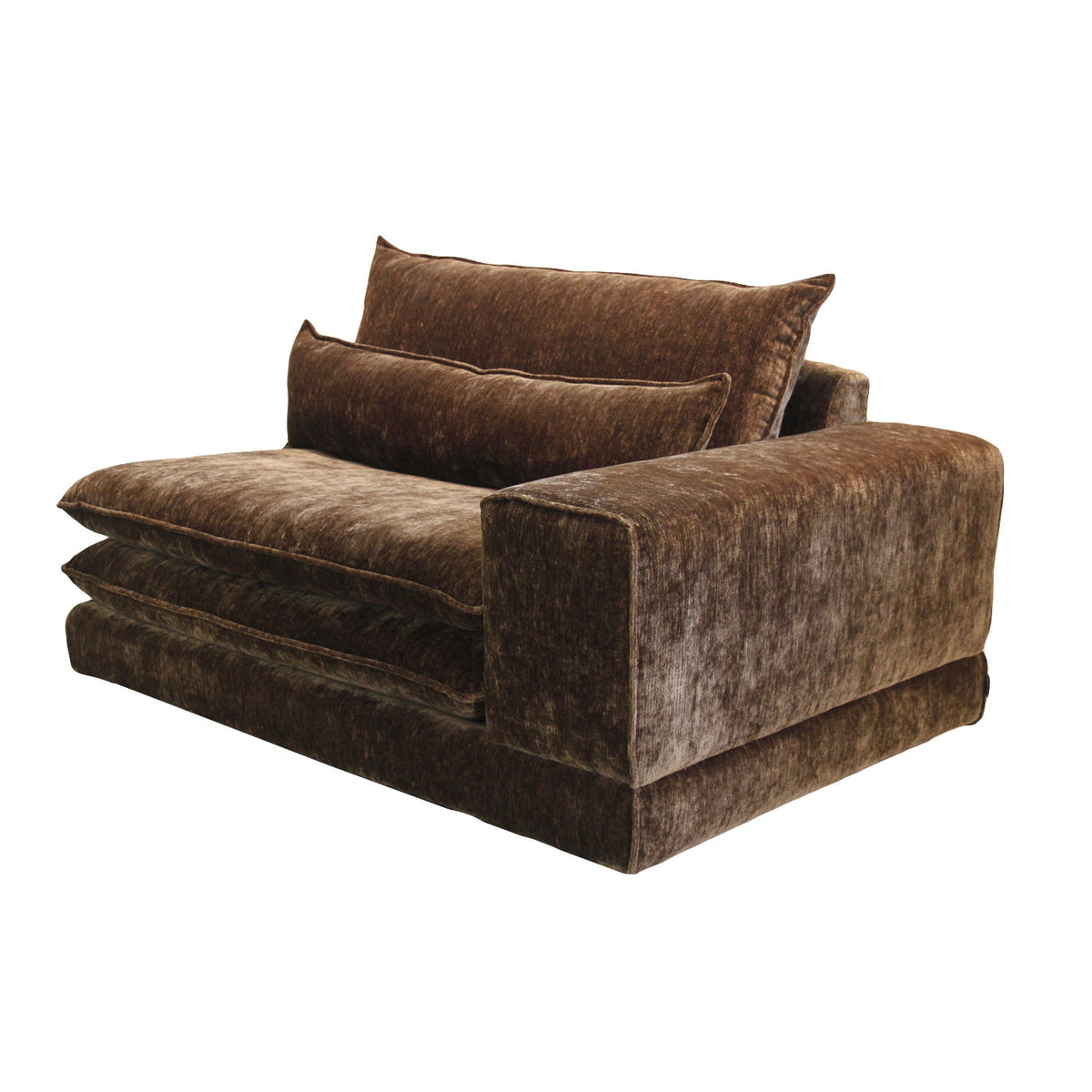 London Sofa mit Rechter Armlehne Umber