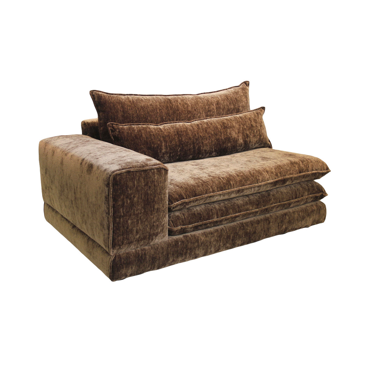 London Sofa mit Linker Armlehne Umber