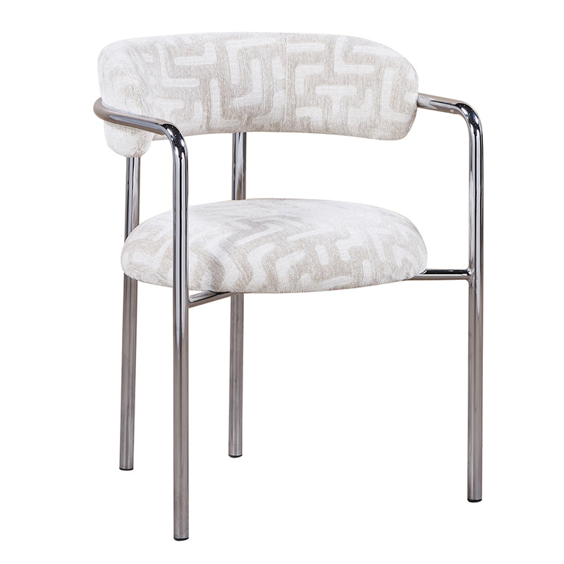 Art Deco Stuhl Maze Beige