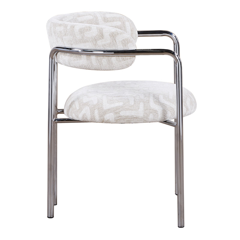 Art Deco Stuhl Maze Beige