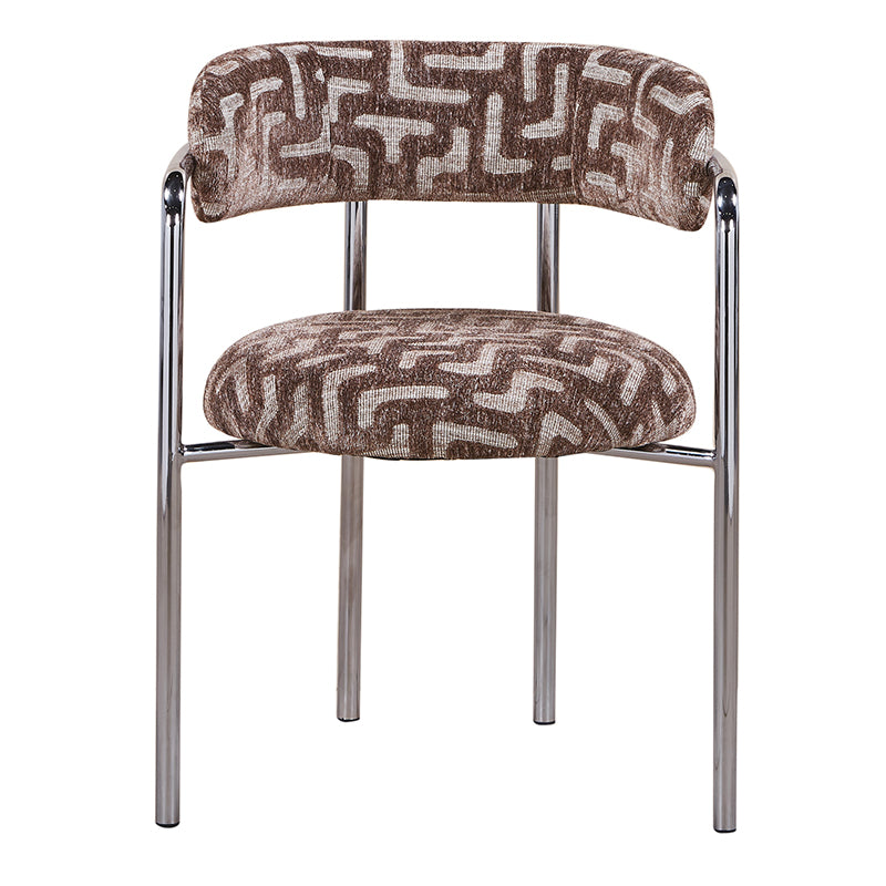 Art Deco Stuhl Maze Brown