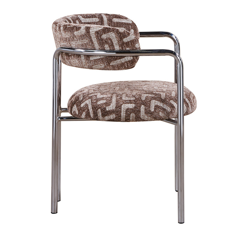 Art Deco Stuhl Maze Brown