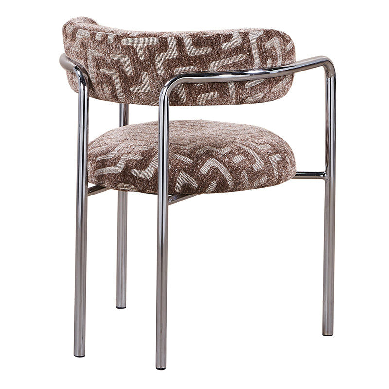 Art Deco Stuhl Maze Brown