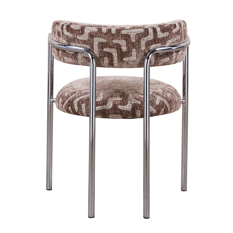 Art Deco Stuhl Maze Brown