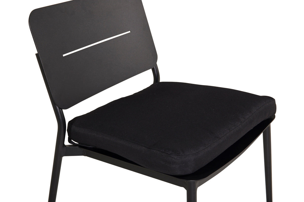 Lounge Sessel Lina 59cm aus Stahl - Schwarz - Venture Home - le canapé