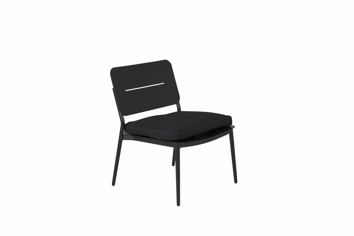 Lounge Sessel Lina 59cm aus Stahl - Schwarz - Venture Home - le canapé