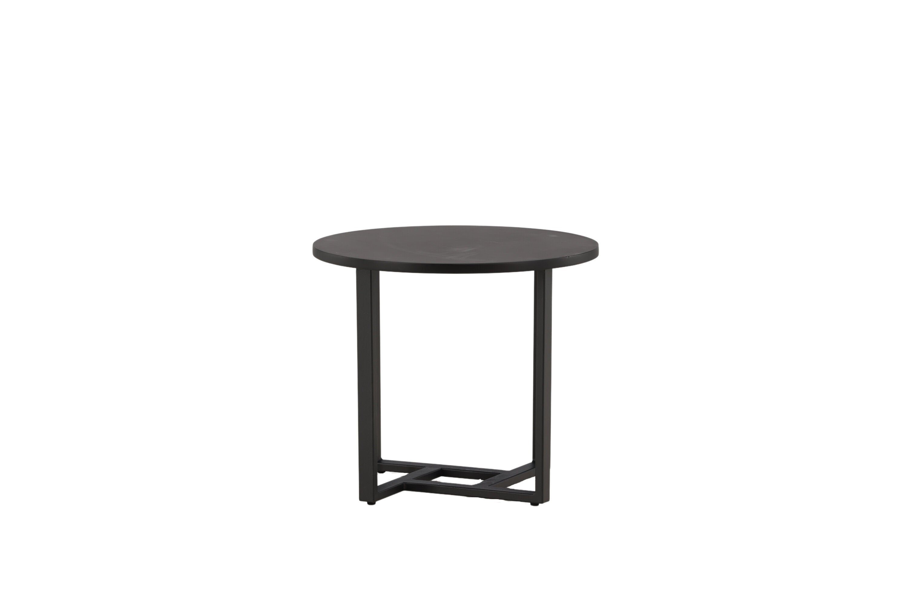 Beistelltisch Lawton Ø50cm - Schwarz - Venture Home - le canapé