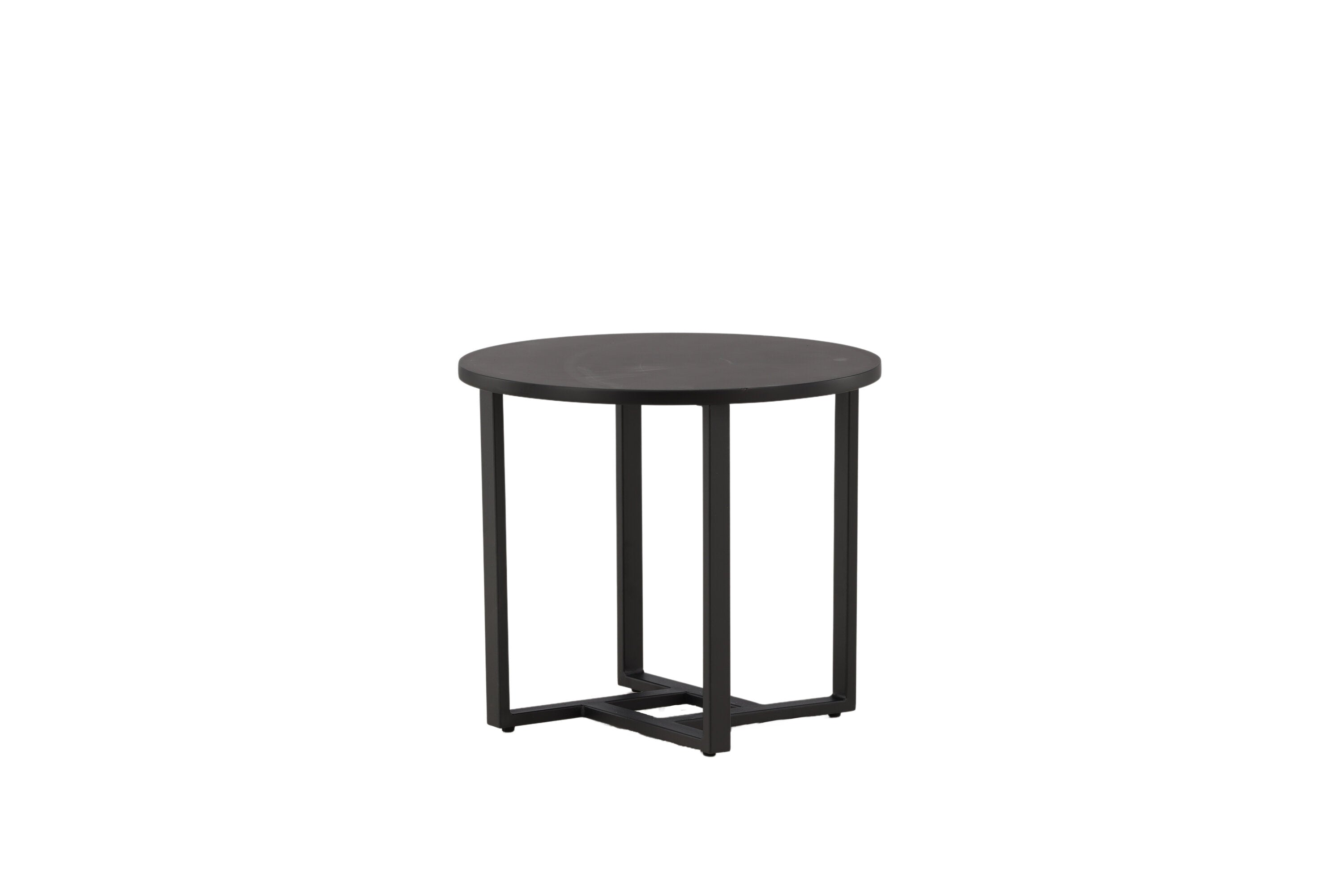 Beistelltisch Lawton Ø50cm - Schwarz - Venture Home - le canapé