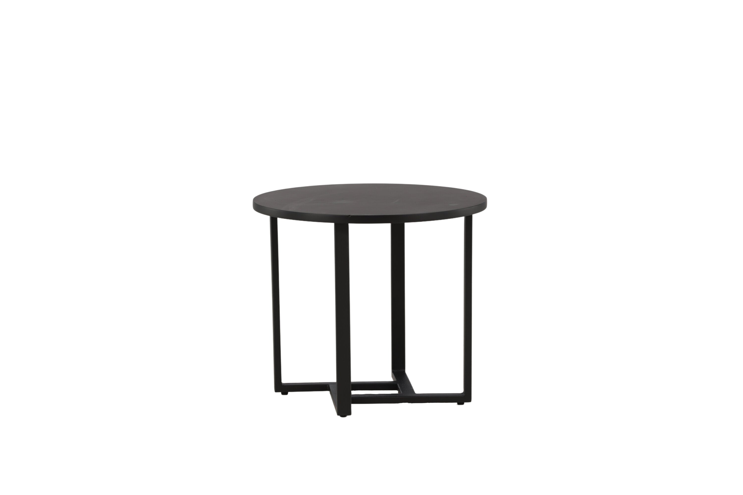 Beistelltisch Lawton Ø50cm - Schwarz - Venture Home - le canapé