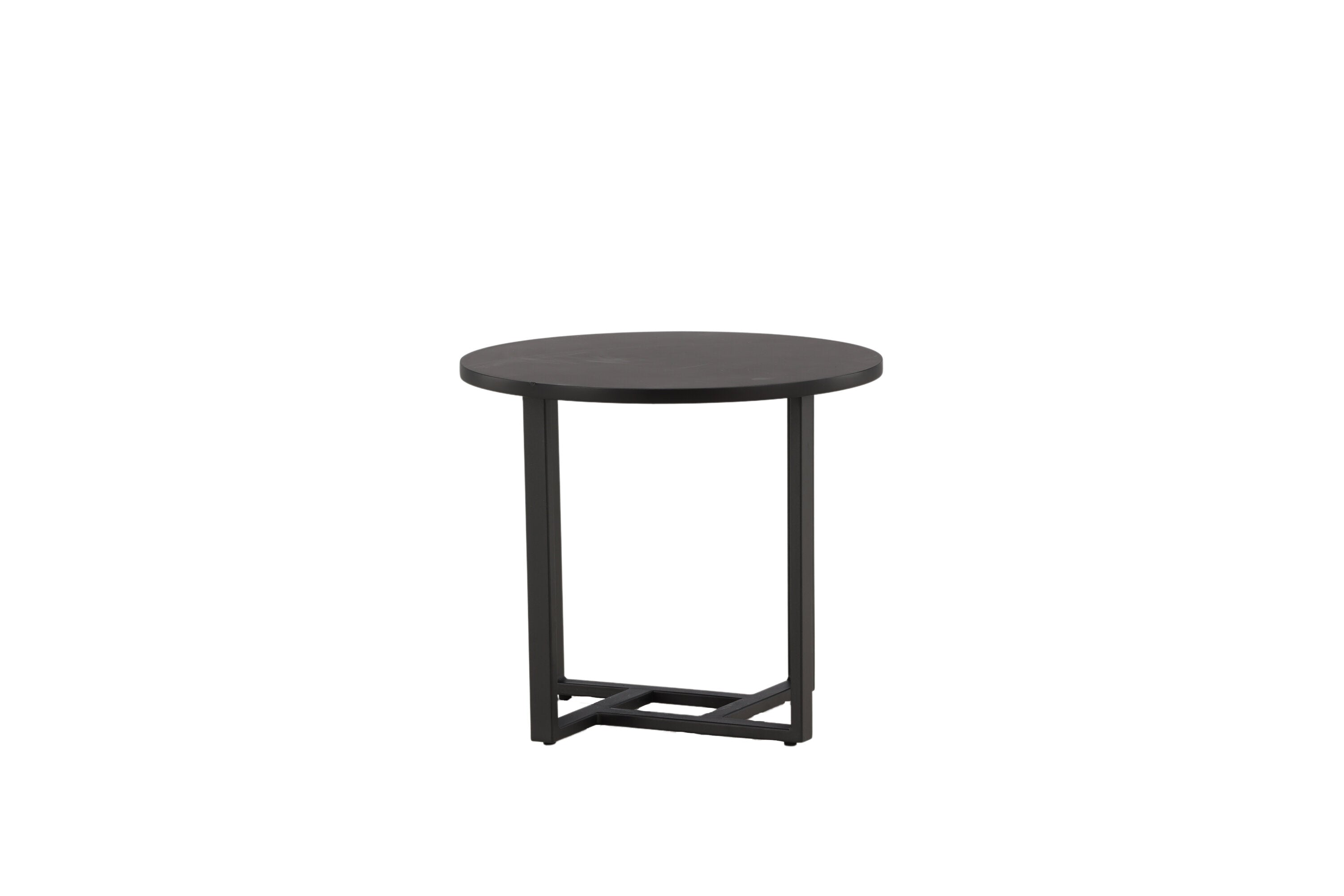Beistelltisch Lawton Ø50cm - Schwarz - Venture Home - le canapé