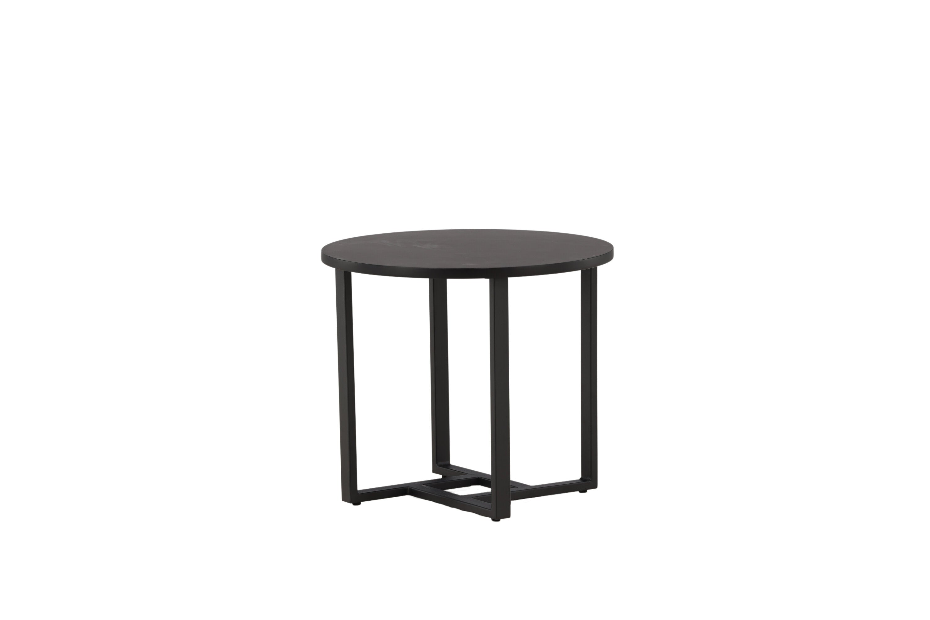 Beistelltisch Lawton Ø50cm - Schwarz - Venture Home - le canapé