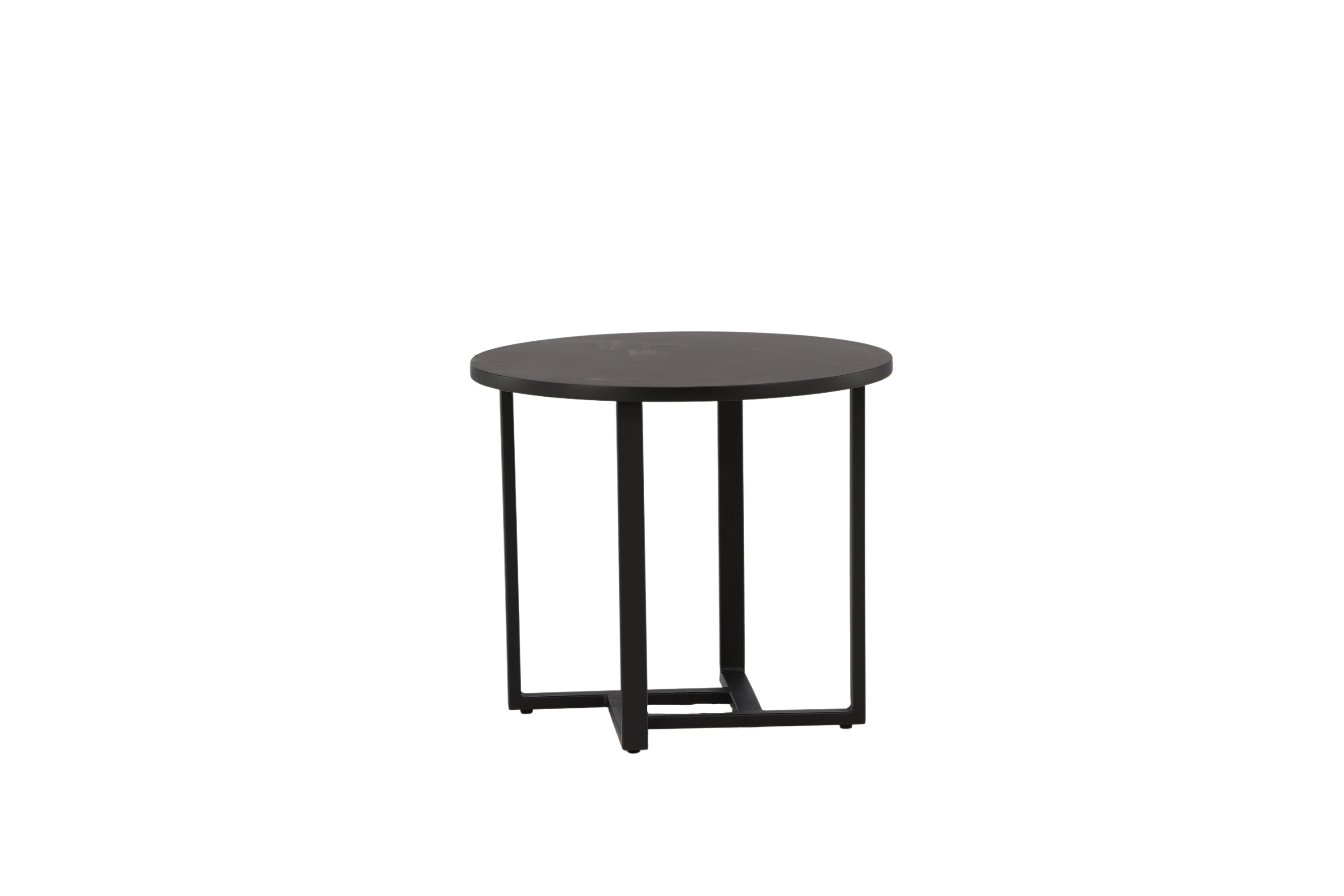 Beistelltisch Lawton Ø50cm - Schwarz - Venture Home - le canapé