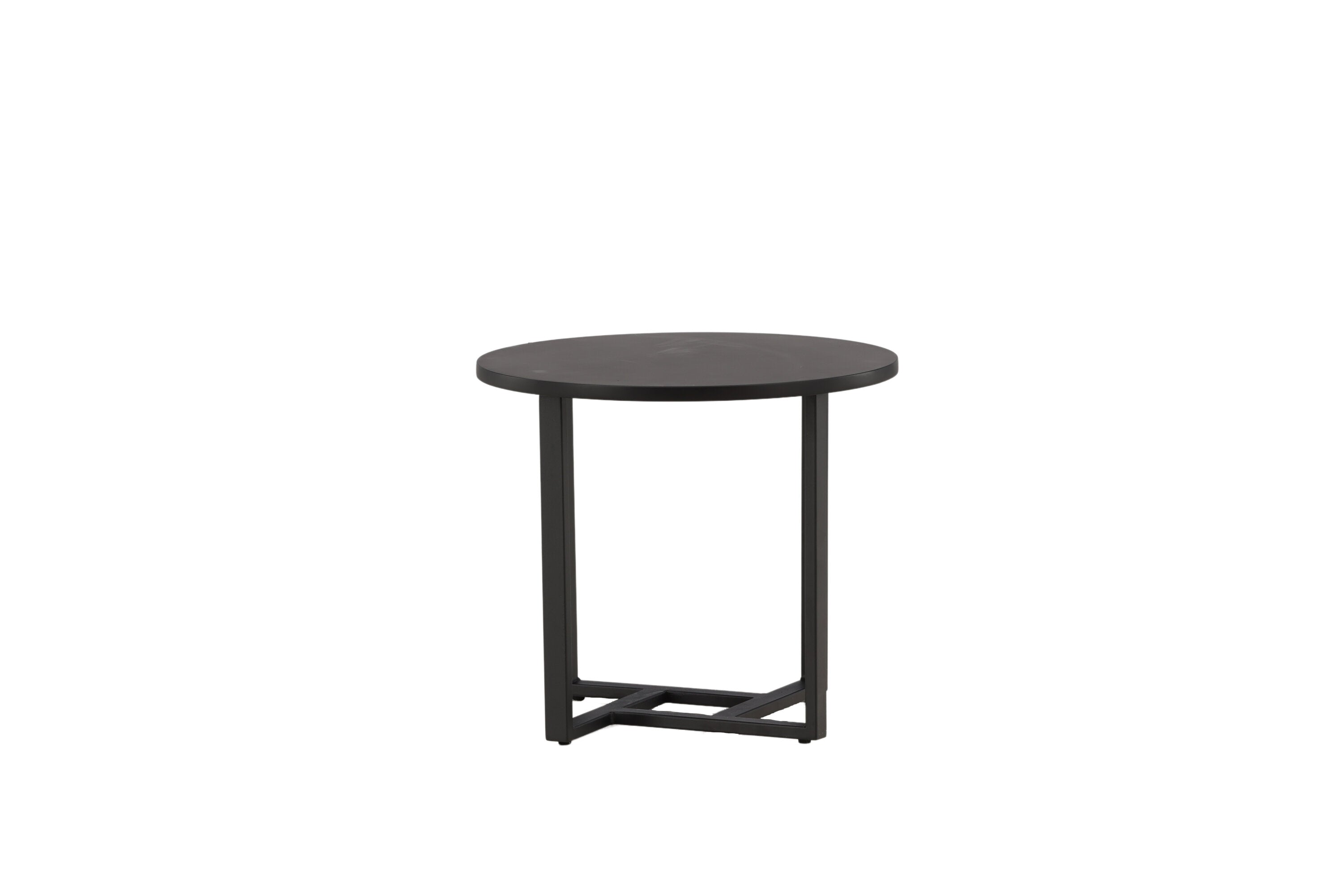 Beistelltisch Lawton Ø50cm - Schwarz - Venture Home - le canapé