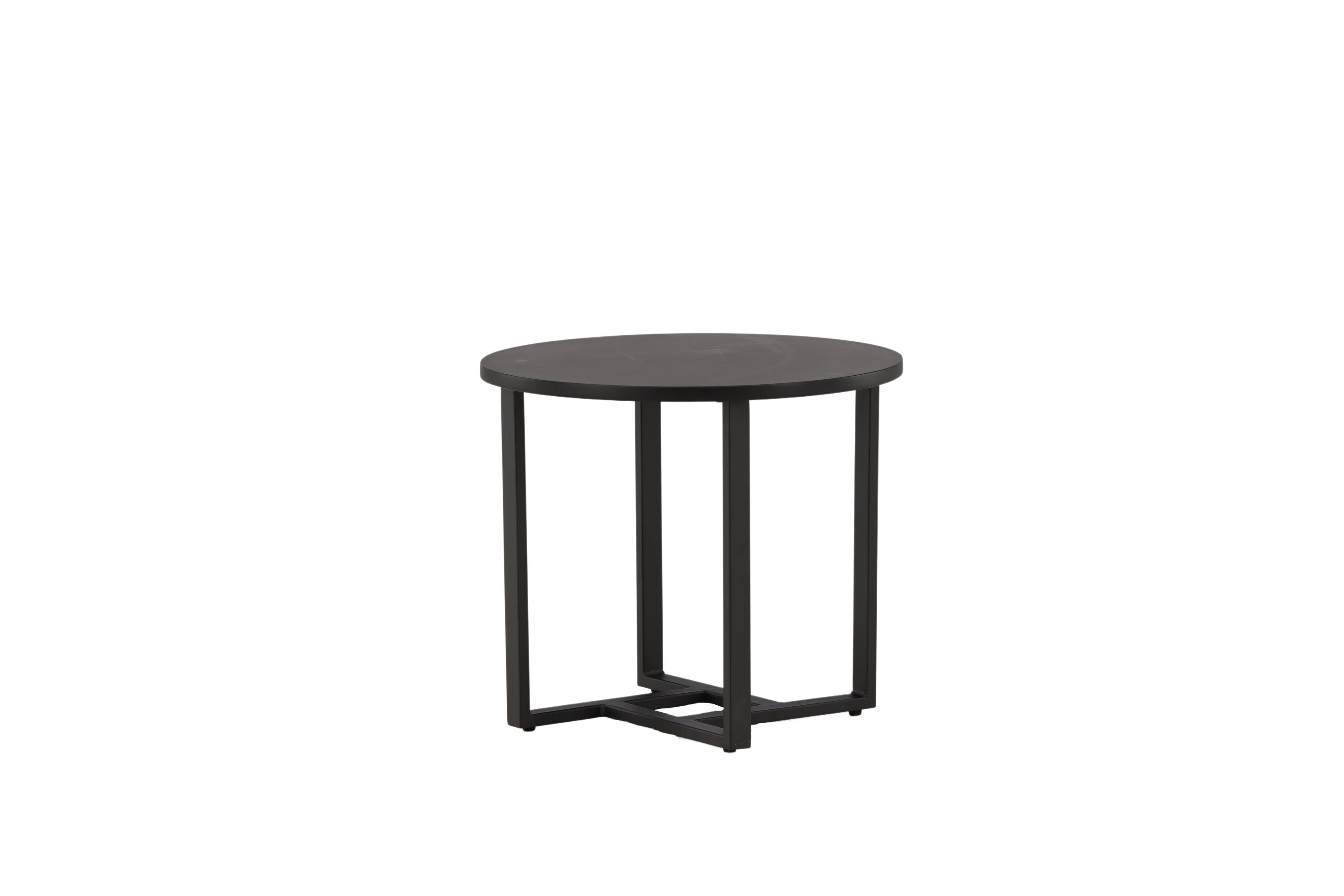 Beistelltisch Lawton Ø50cm - Schwarz - Venture Home - le canapé