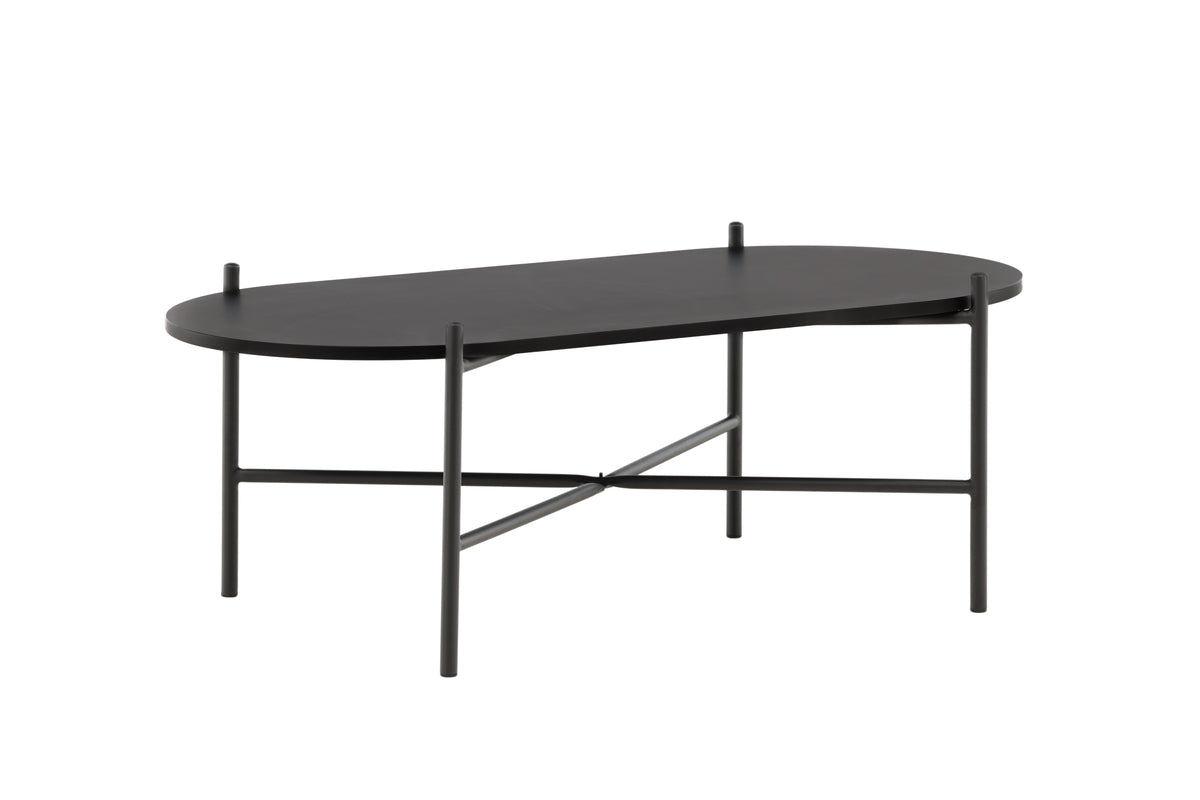 Couchtisch Pueblo 120cm aus MDF – Schwarz - Venture Home - le canapé