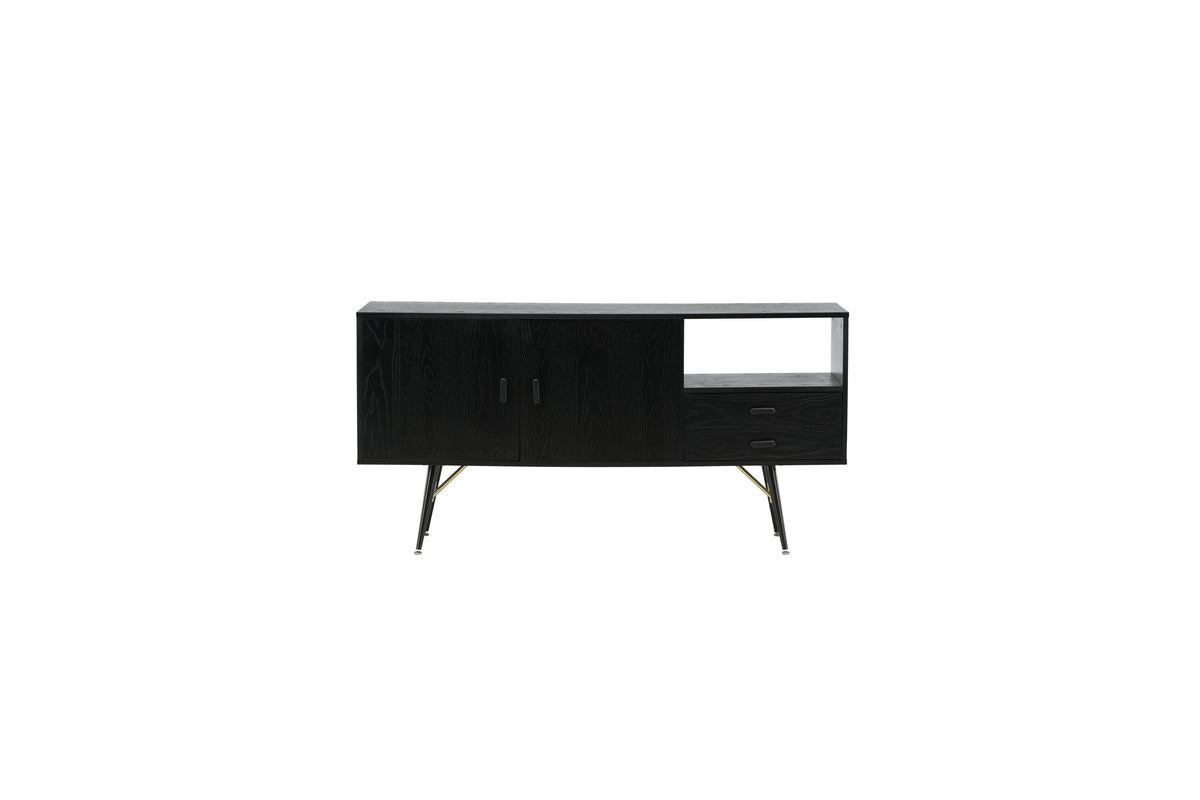 Kommode Gold 160cm - Schwarz - Venture Home - le canapé