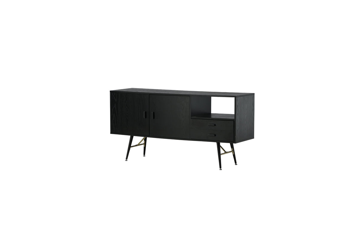 Kommode Gold 160cm - Schwarz - Venture Home - le canapé