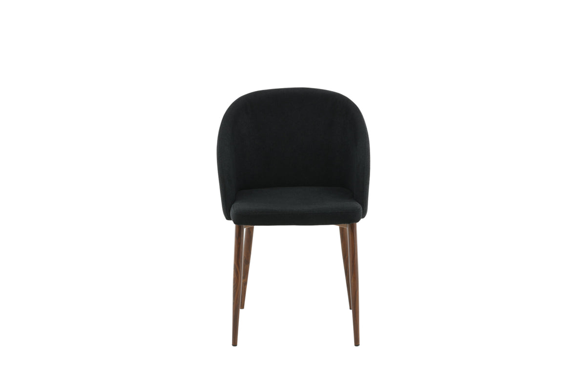 2er-Set Esszimmerstühle Arch - Schwarz - Venture Home - le canapé
