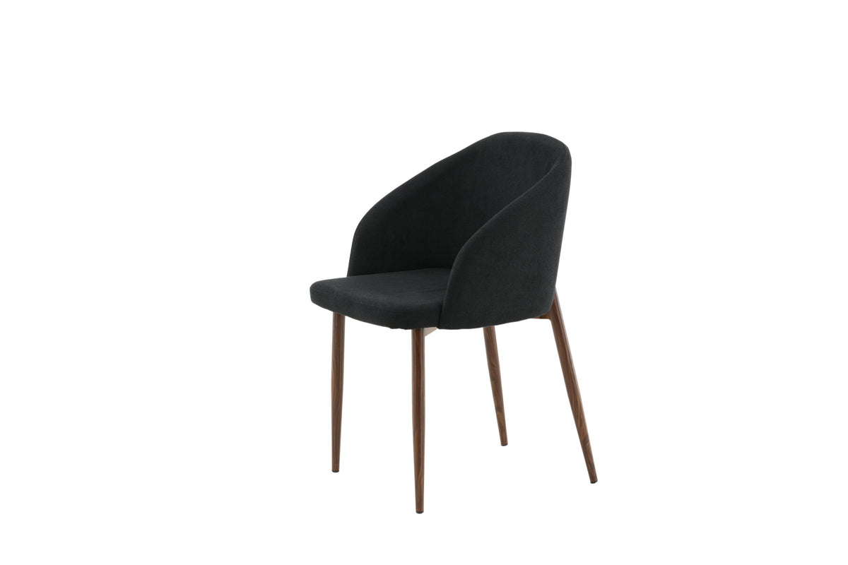 2er-Set Esszimmerstühle Arch - Schwarz - Venture Home - le canapé