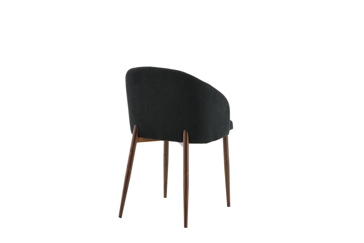 2er-Set Esszimmerstühle Arch - Schwarz - Venture Home - le canapé