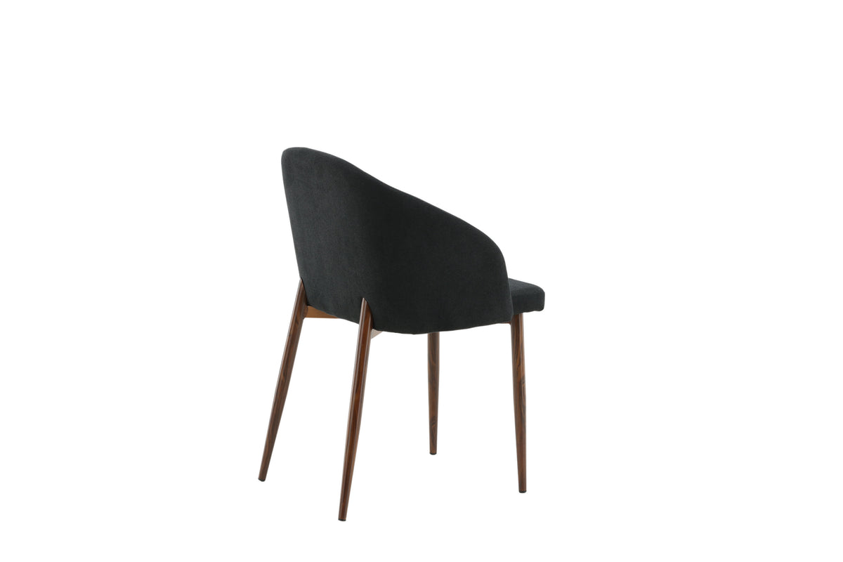2er-Set Esszimmerstühle Arch - Schwarz - Venture Home - le canapé