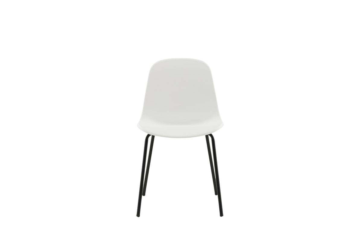 2er-Set Esszimmerstühle Arctic - Weiß - Venture Home - le canapé
