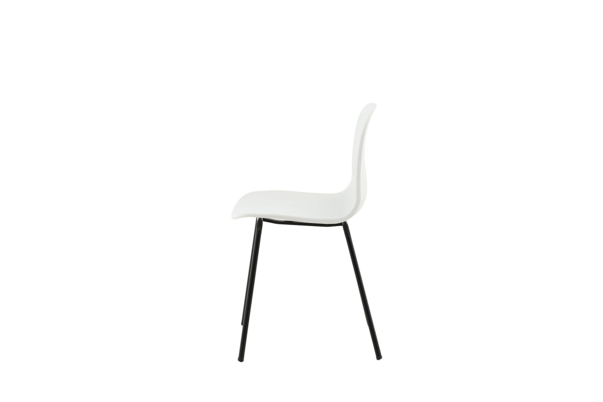 2er-Set Esszimmerstühle Arctic - Weiß - Venture Home - le canapé