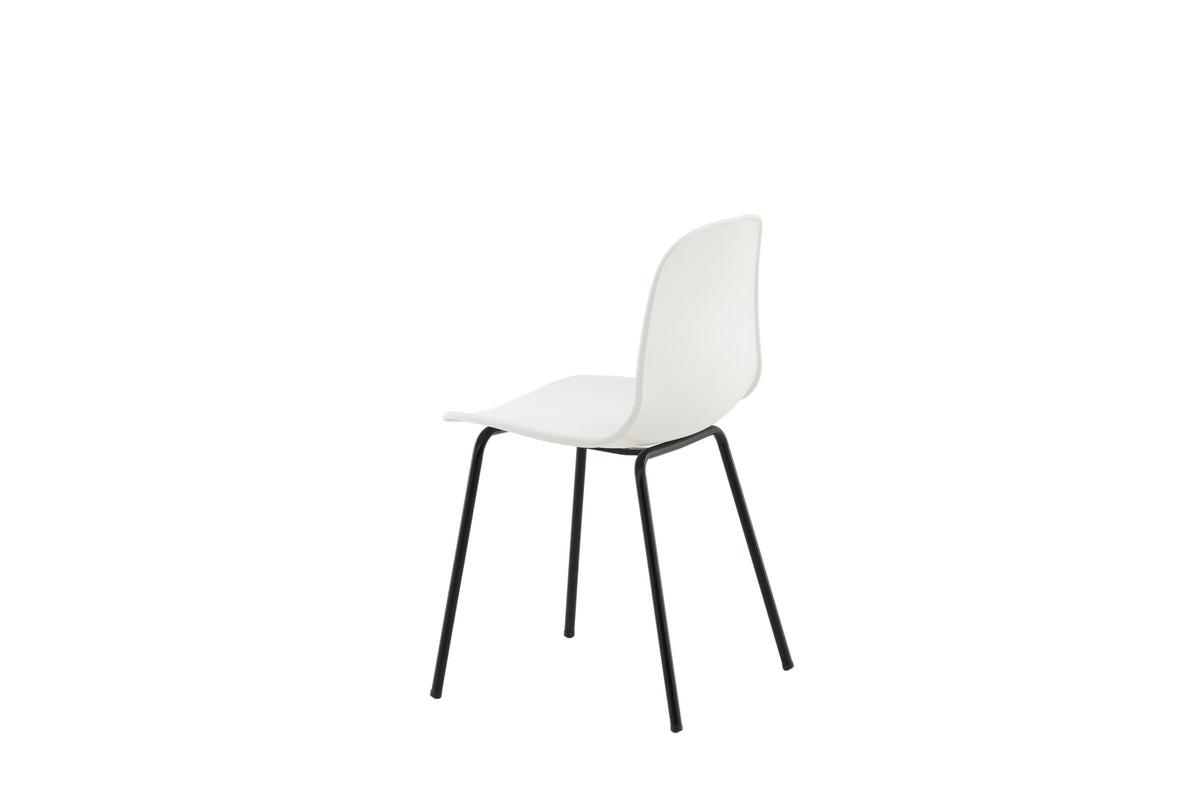 2er-Set Esszimmerstühle Arctic - Weiß - Venture Home - le canapé