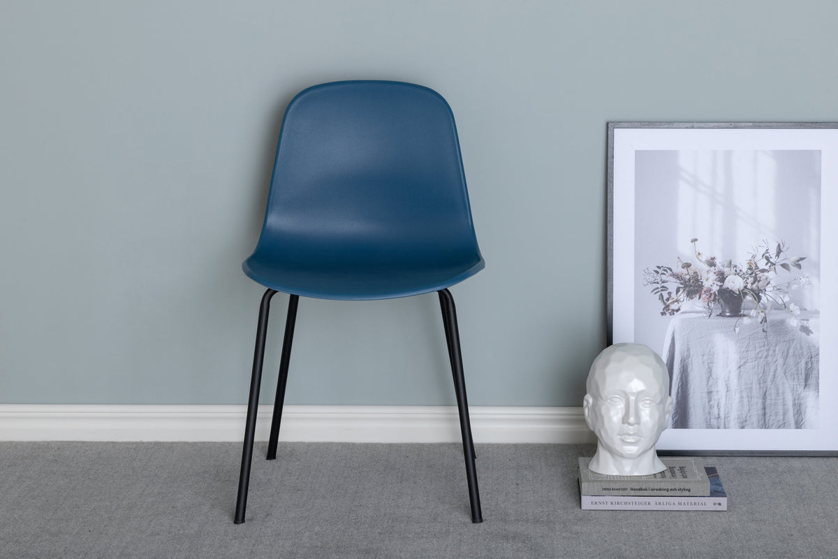 2er-Set Esszimmerstühle Arctic - Blau - Venture Home - le canapé