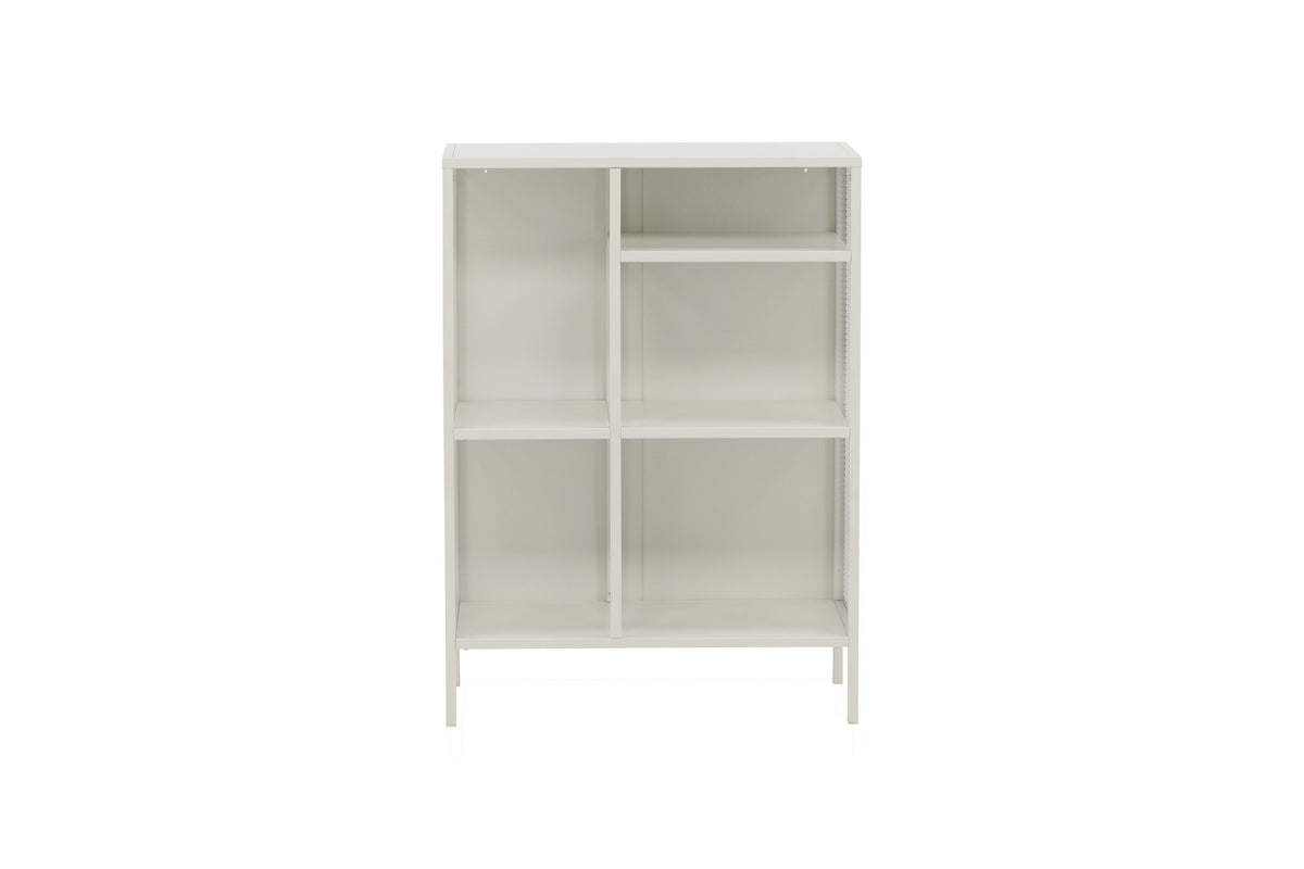 Regal Misha 110cm aus Metall mit 3 Ablagen - Weiß - Venture Home - le canapé
