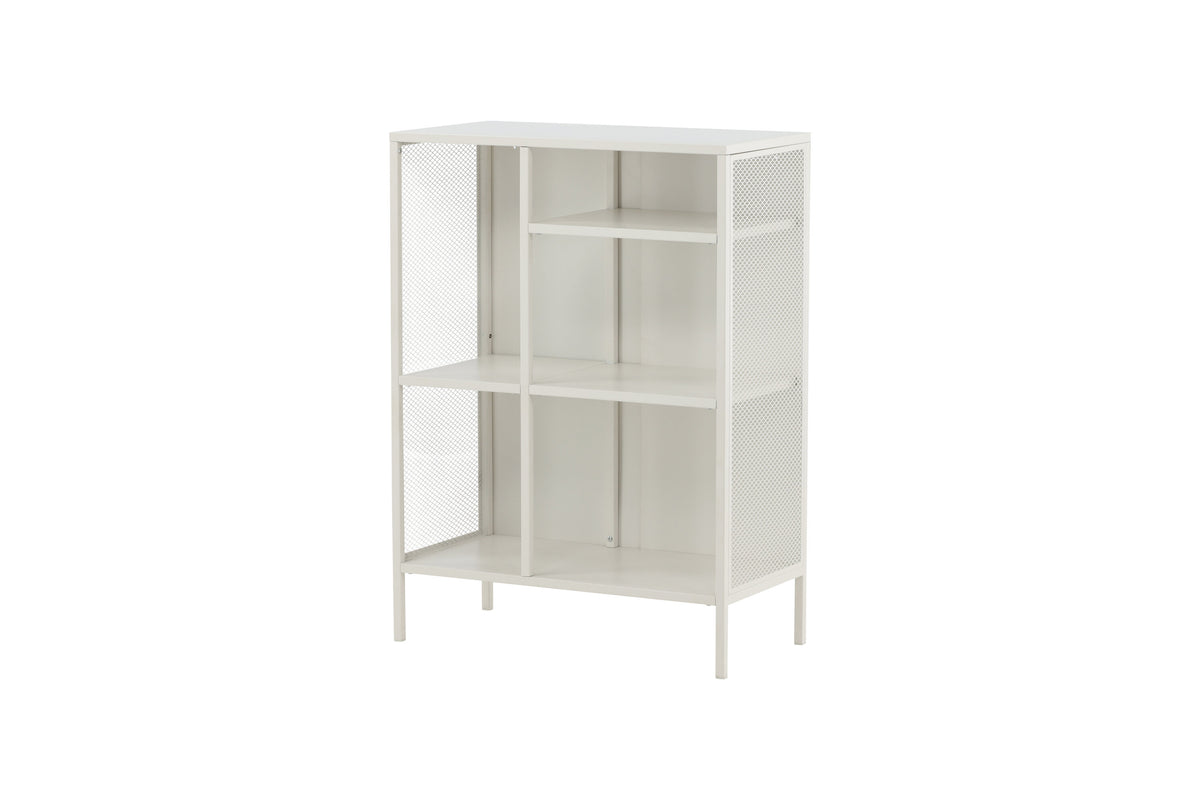 Regal Misha 110cm aus Metall mit 3 Ablagen - Weiß - Venture Home - le canapé