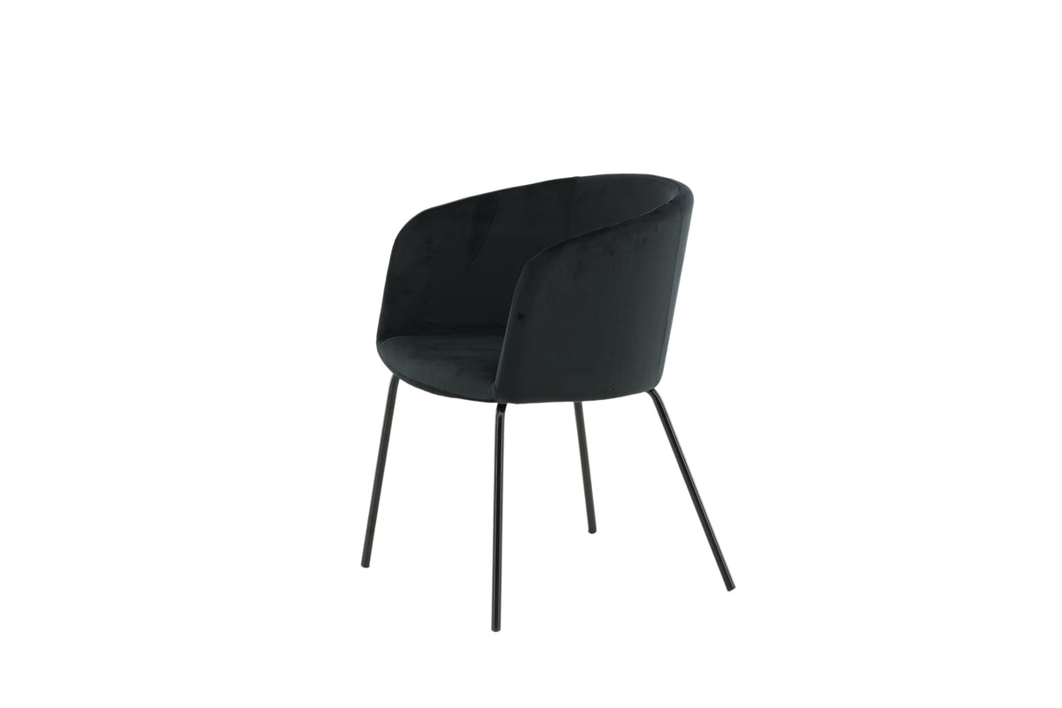 Esszimmerstuhl Berit - Schwarz - Venture Home - le canapé