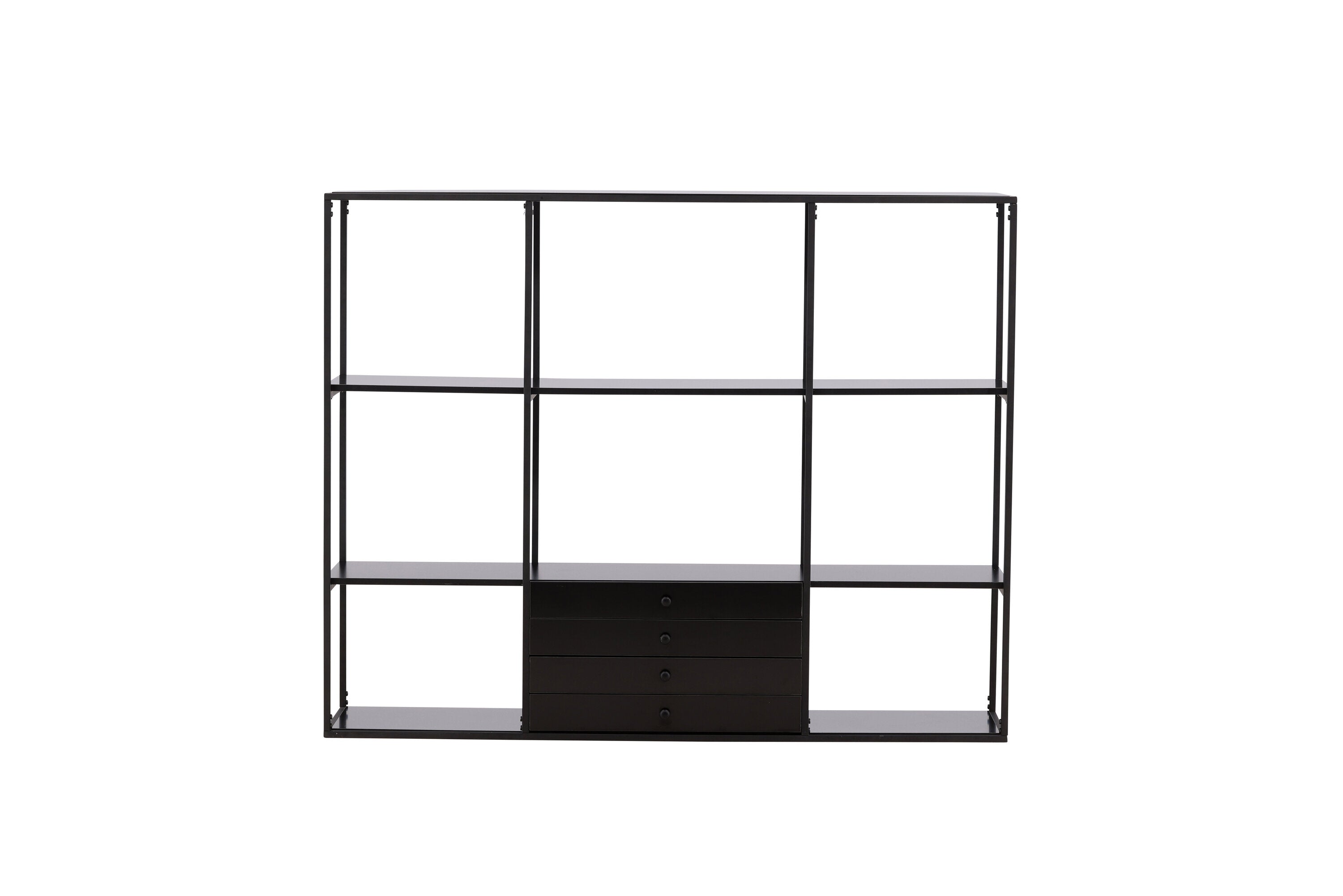 Schrank Amarillo 120cm - Schwarz - Venture Home - le canapé